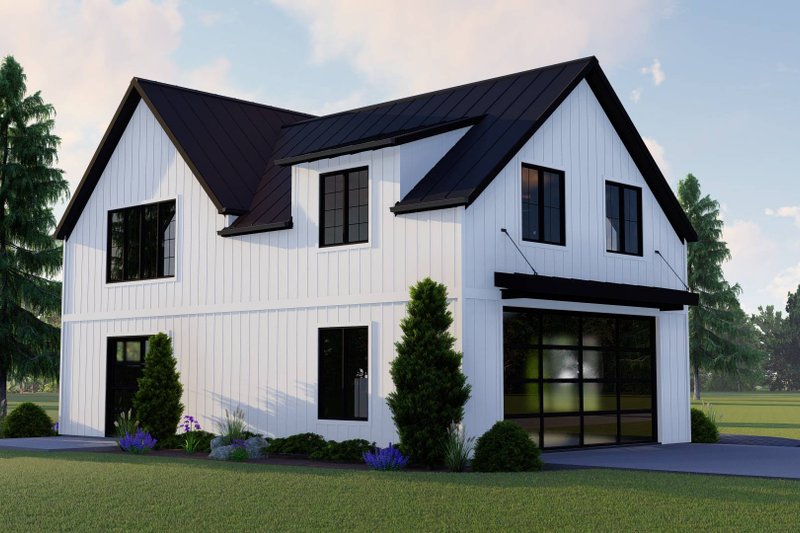 Architectural House Design - Exterior - Other Elevation for Contemporary House Plan #1064-202 - 2 bed, 1 bath