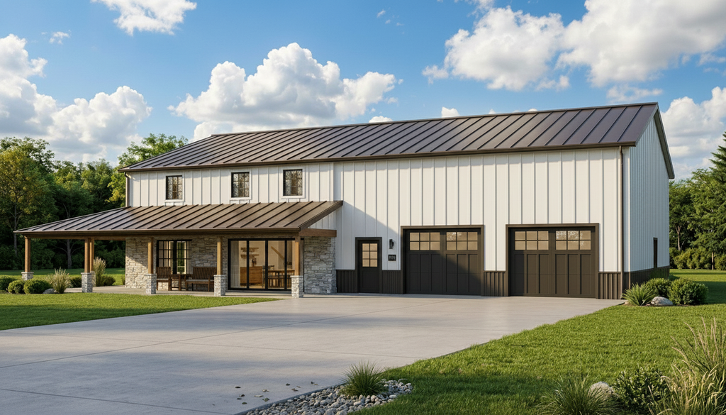 Exterior - Front Elevation 2 for Farmhouse House Plan #1064-185 - 3 bed, 2.5 bath