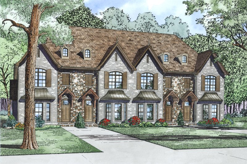 Home Plan - European Exterior - Other Elevation Plan #17-2528