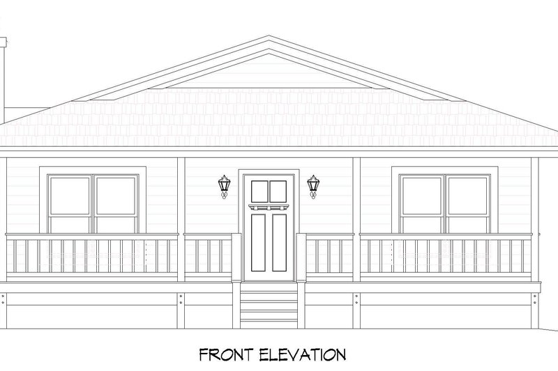 Dream House Plan - Exterior - Front Elevation 3 for Traditional House Plan #932-496 - 2 bed, 2 bath