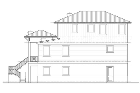Exterior - Other Elevation 1 for Traditional House Plan #938-160 - 3 bed, 3.5 bath