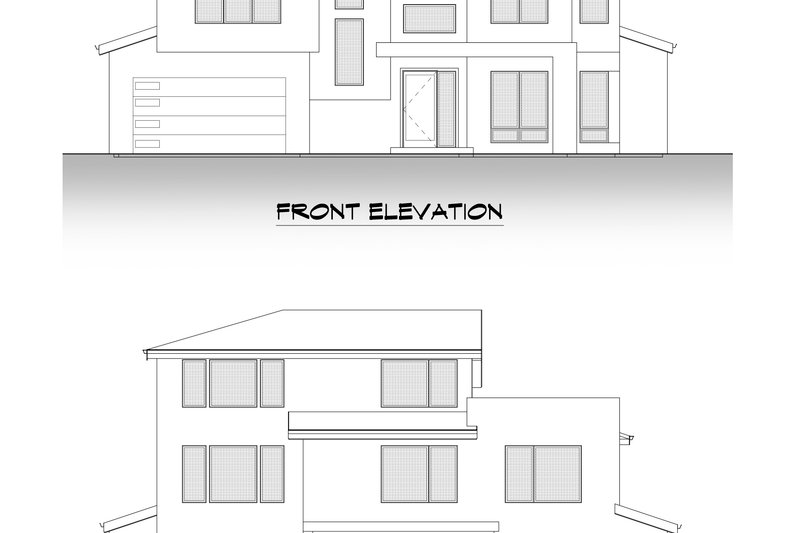 Home Plan - Exterior - Other Elevation 2 for Contemporary House Plan #1066-169 - 6 bed, 5.5 bath