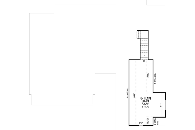 Home Plan - Floor Plan - Upper Floor for Farmhouse House Plan #1093-3 - 3 bed, 2.5 bath