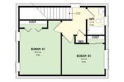 Barndominium Style House Plan - 2 Beds 1.5 Baths 986 Sq/Ft Plan #1092-21 