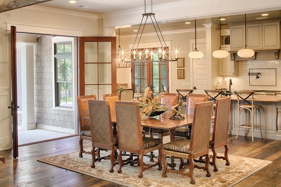 Interior - Dining Room 1 for Country House Plan #928-1 - 4 bed, 4.5 bath