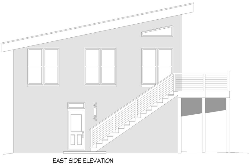 House Blueprint - Exterior - Other Elevation for Southern House Plan #932-1400 - 2 bed, 4 bath