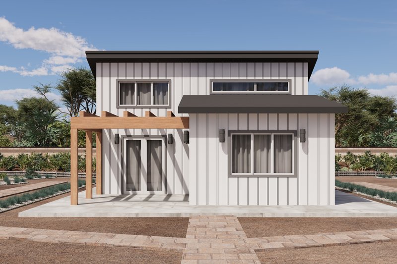 House Plan Design - Exterior - Front Elevation 4 for Traditional House Plan #1106-117 - 1 bed, 1 bath