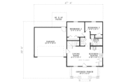 Farmhouse Style House Plan - 3 Beds 2 Baths 1059 Sq/Ft Plan #17-2294 