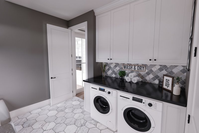House Design - Interior - Laundry for Farmhouse House Plan #51-1449 - 4 bed, 4 bath