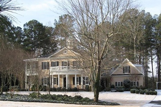 Exterior - Front Elevation 3 for Classical House Plan #137-222 - 3 bed, 3 bath