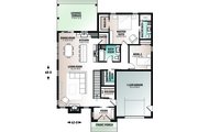 Craftsman Style House Plan - 2 Beds 2 Baths 1440 Sq/Ft Plan #23-2733 
