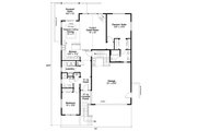 Prairie Style House Plan - 2 Beds 2 Baths 1441 Sq/Ft Plan #124-1279 