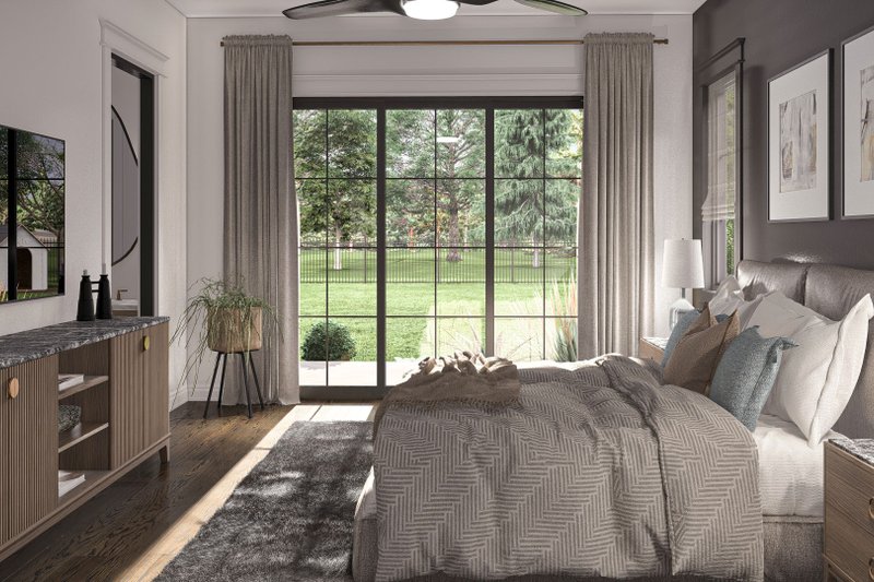 Dream House Plan - Interior - Master Bedroom 1 for Colonial House Plan #455-491 - 3 bed, 2 bath