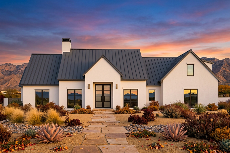 Architectural House Design - Exterior - Front Elevation 3 for Farmhouse House Plan #1096-193 - 4 bed, 4.5 bath