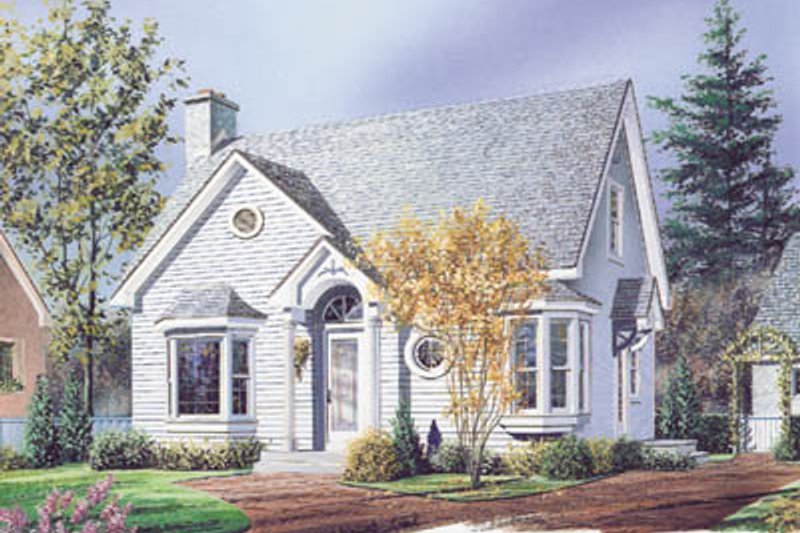 House Blueprint - Cottage Exterior - Front Elevation Plan #23-216