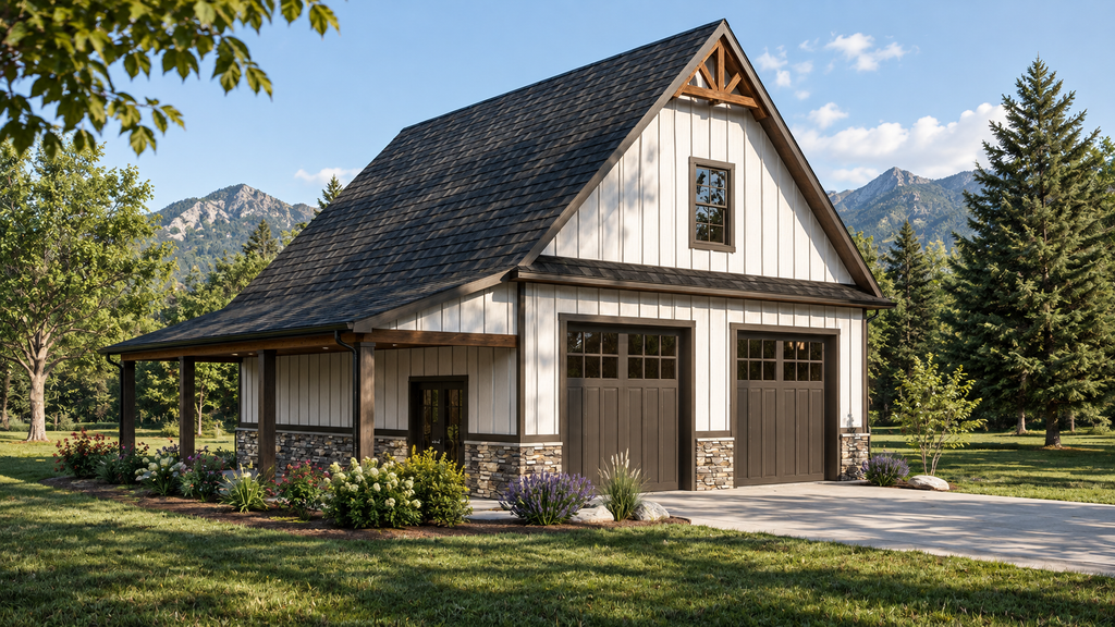 Exterior - Front Elevation 2 for Country House Plan #1064-308 - 1 bed, 1 bath