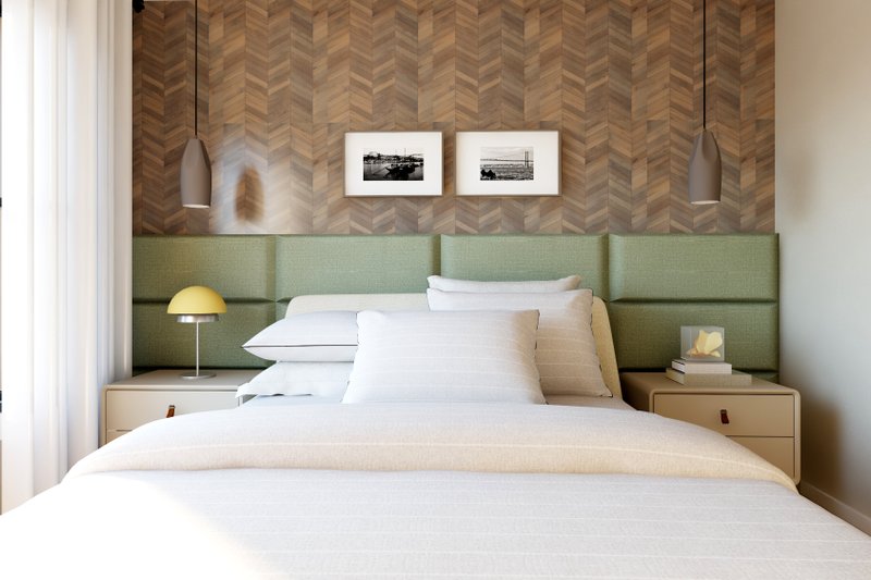 Architectural House Design - Interior - Bedroom for Contemporary House Plan #1064-359 - 3 bed, 2.5 bath