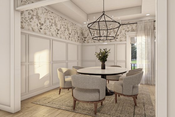Interior - Dining Room for Cottage House Plan #455-116 - 2 bed, 2.5 bath