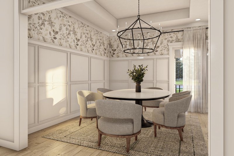 Architectural House Design - Interior - Dining Room for Cottage House Plan #455-116 - 2 bed, 2.5 bath