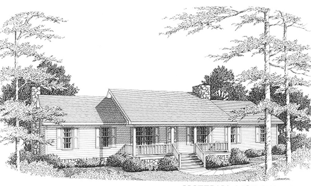 Drawings Homes Traditional Ranch