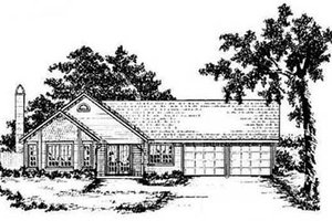 Traditional Exterior - Front Elevation Plan #36-111
