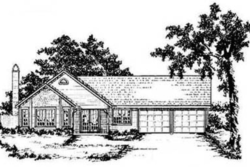Architectural House Design - Traditional Exterior - Front Elevation Plan #36-111