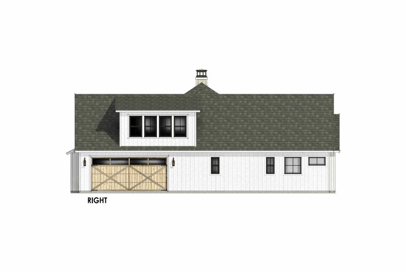 Dream House Plan - Exterior - Other Elevation 1 for Farmhouse House Plan #1096-153 - 4 bed, 3.5 bath