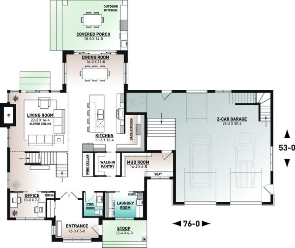 Craftsman Style House Plan 4 Beds 2 5 Baths 2965 Sq Ft Plan 23 2743 Blueprints Com Craftsman Style House Plan 4 Beds 2 5 Baths 2965 Sq Ft Plan 23 2743 Blueprints Com