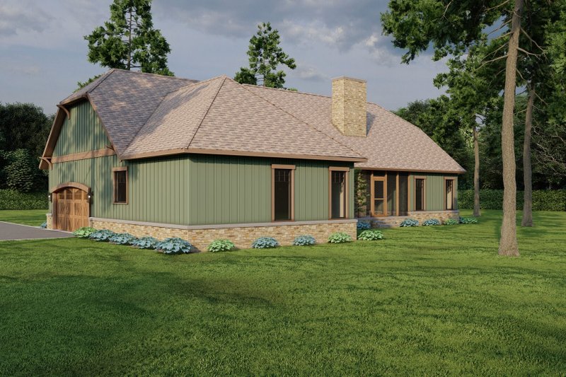 Dream House Plan - Exterior - Other Elevation 1 for Country House Plan #17-2901 - 3 bed, 2 bath