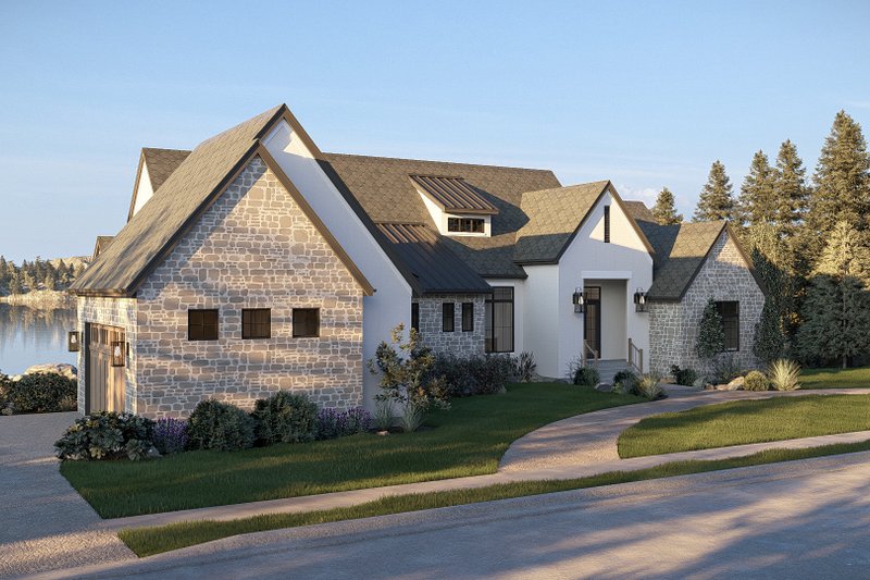 Architectural House Design - Exterior - Other Elevation 1 for Cottage House Plan #455-797 - 3 bed, 3 bath