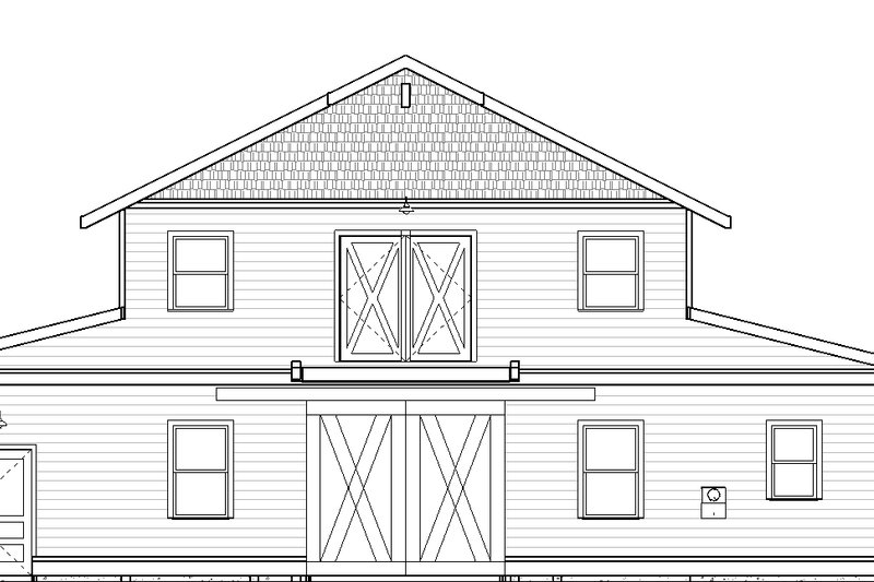 Dream House Plan - Exterior - Front Elevation 3 for Farmhouse House Plan #895-116, 1 bath