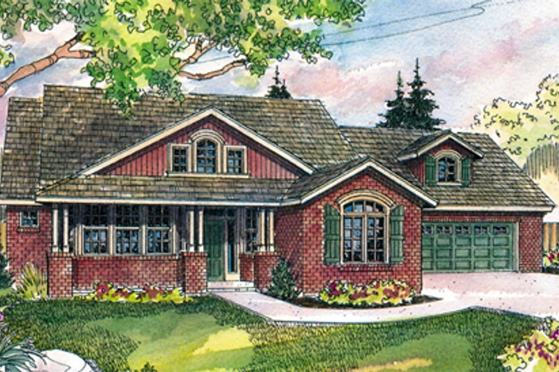 Craftsman Style House Plan - 3 Beds 2.5 Baths 2689 Sq/Ft Plan #124-423