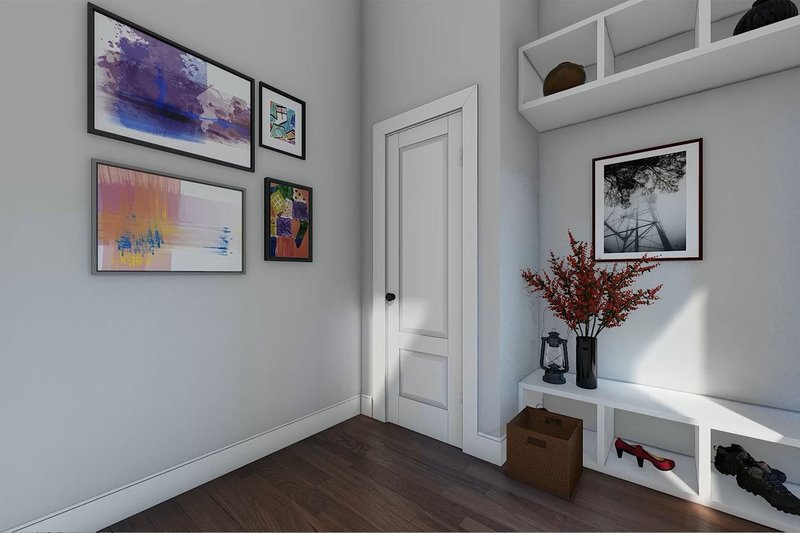 Architectural House Design - Interior - Entry 1 for Country House Plan #932-1299 - 3 bed, 2 bath