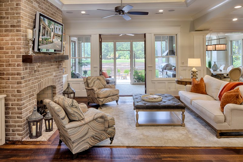 Dream House Plan - Interior - Family Room for Country House Plan #928-13 - 3 bed, 3.5 bath