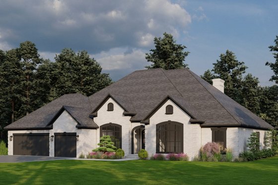Exterior - Other Elevation for Traditional House Plan #923-64 - 5 bed, 4 bath