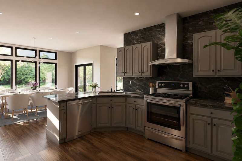 House Design - Interior - Kitchen for Craftsman House Plan #1064-479 - 3 bed, 2 bath
