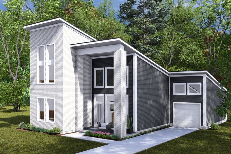 Architectural House Design - Exterior - Other Elevation for Modern House Plan #513-2287 - 4 bed, 3 bath