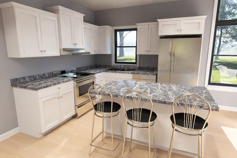 Home Plan - Interior - Kitchen 1 for Modern House Plan #513-2495 - 3 bed, 2 bath