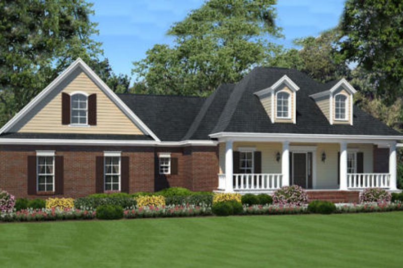 Home Plan - Southern Exterior - Front Elevation Plan #21-302