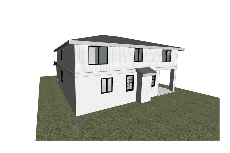 House Blueprint - Photo 1 for Craftsman House Plan #1066-152 - 4 bed, 3 bath