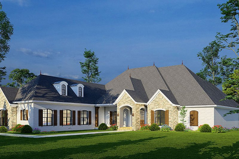 House Plan Design - Exterior - Other Elevation 1 for European House Plan #923-277 - 3 bed, 4.5 bath