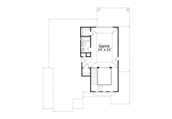 Floor Plan - Other Floor for European House Plan #411-352 - 3 bed, 4.5 bath