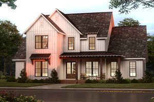 House Plan Design - Farmhouse Exterior - Front Elevation Plan #430-260