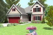 Traditional Style House Plan - 4 Beds 2.5 Baths 1560 Sq/Ft Plan #6-203 