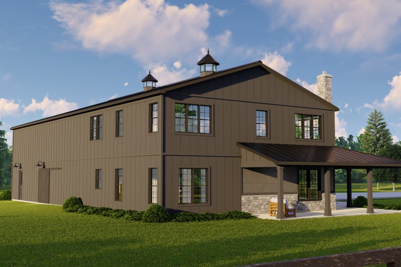 Architectural House Design - Exterior - Other Elevation 1 for Country House Plan #1064-200 - 3 bed, 2.5 bath