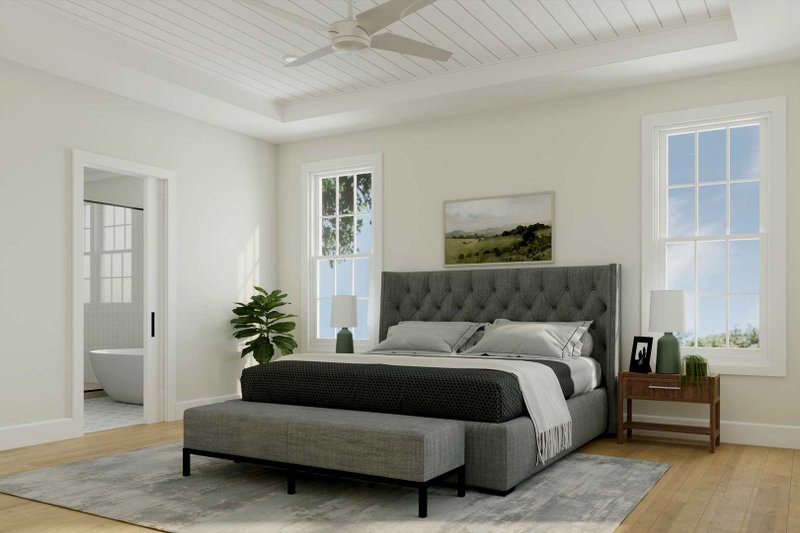 Home Plan - Interior - Master Bedroom for Traditional House Plan #461-95 - 4 bed, 4 bath