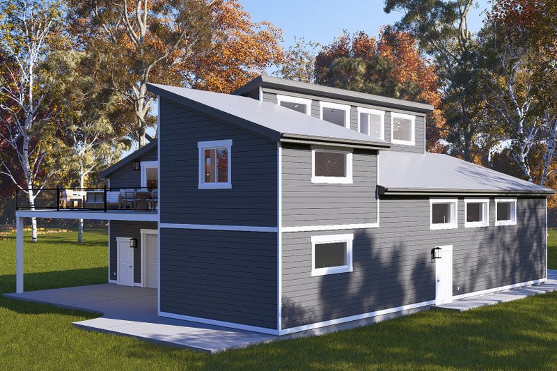 House Design - Exterior - Other Elevation for Modern House Plan #1060-329 - 2 bed, 2.5 bath