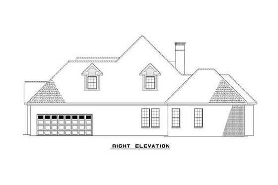 European design with Traditional styling elevation