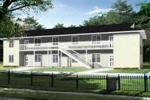 Traditional Exterior - Front Elevation Plan #1-916