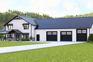 Exterior - Other Elevation for Barndominium House Plan #1064-160 - 3 bed, 2.5 bath
